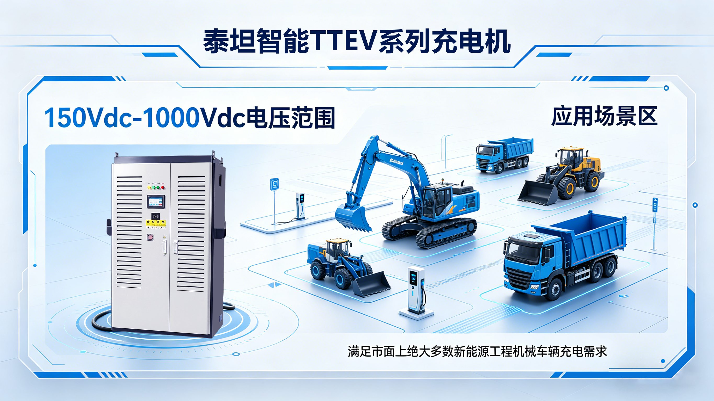 泰坦智能 | 工程机械行业强势回暖，TTEV系列充电机助力绿色转型！