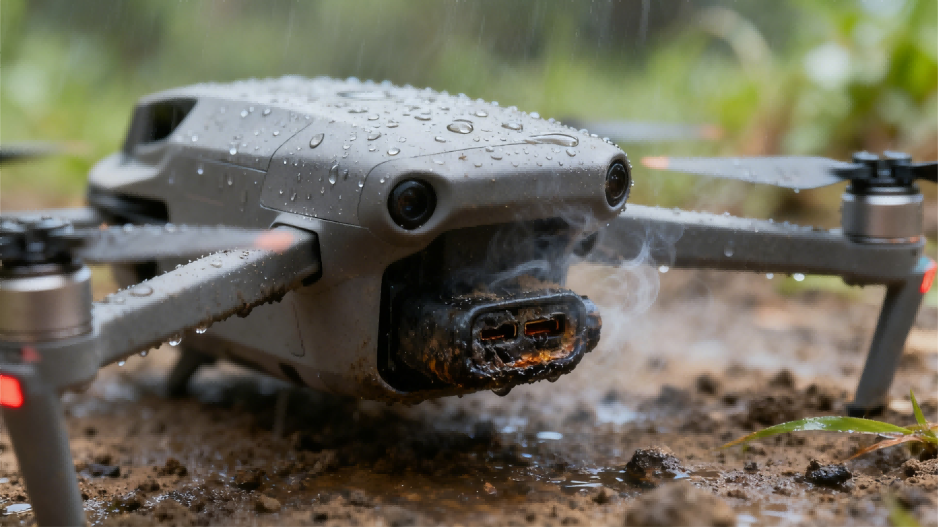 生成展示传统充电痛点的图片