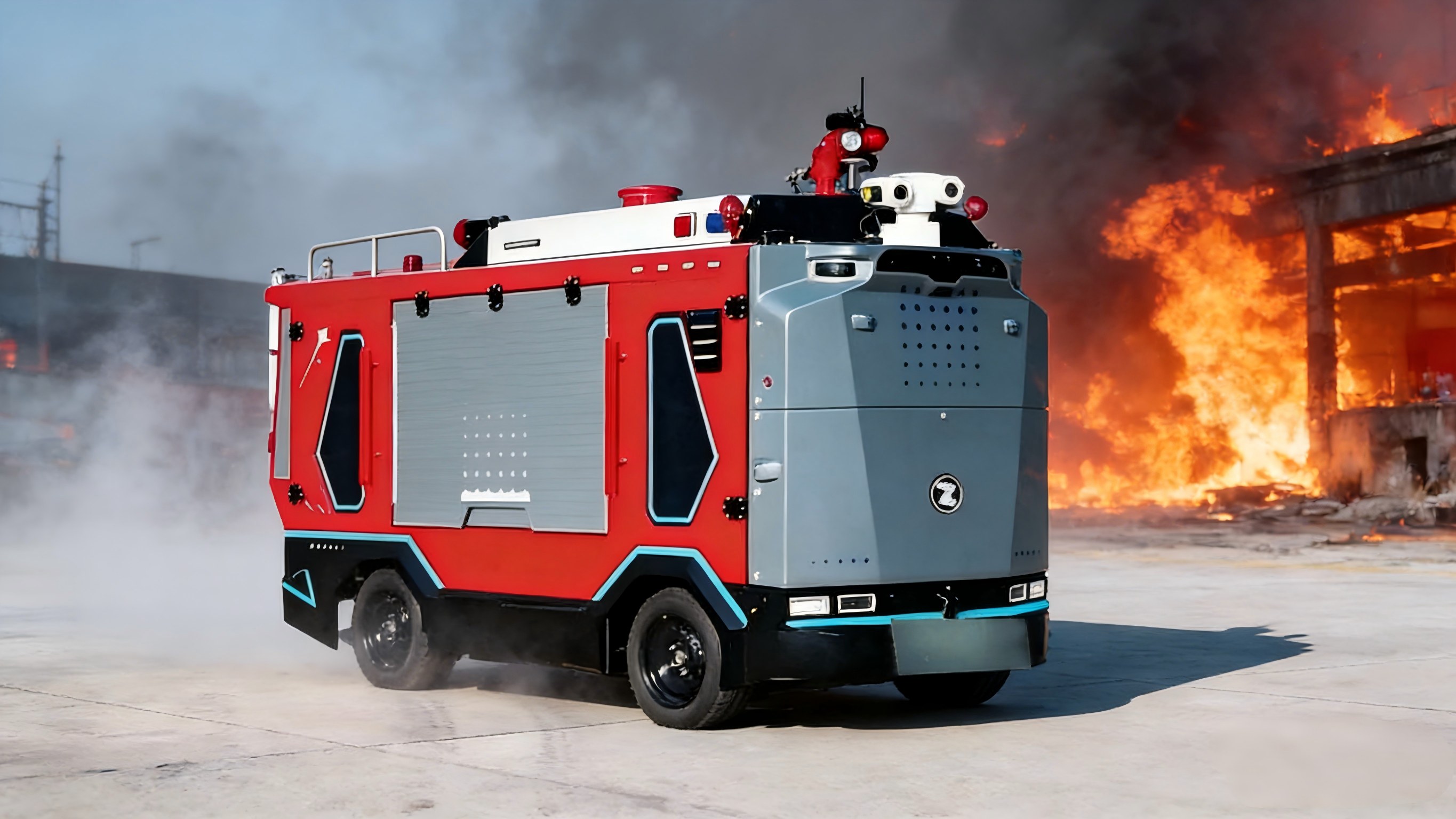 生成消防场景图片