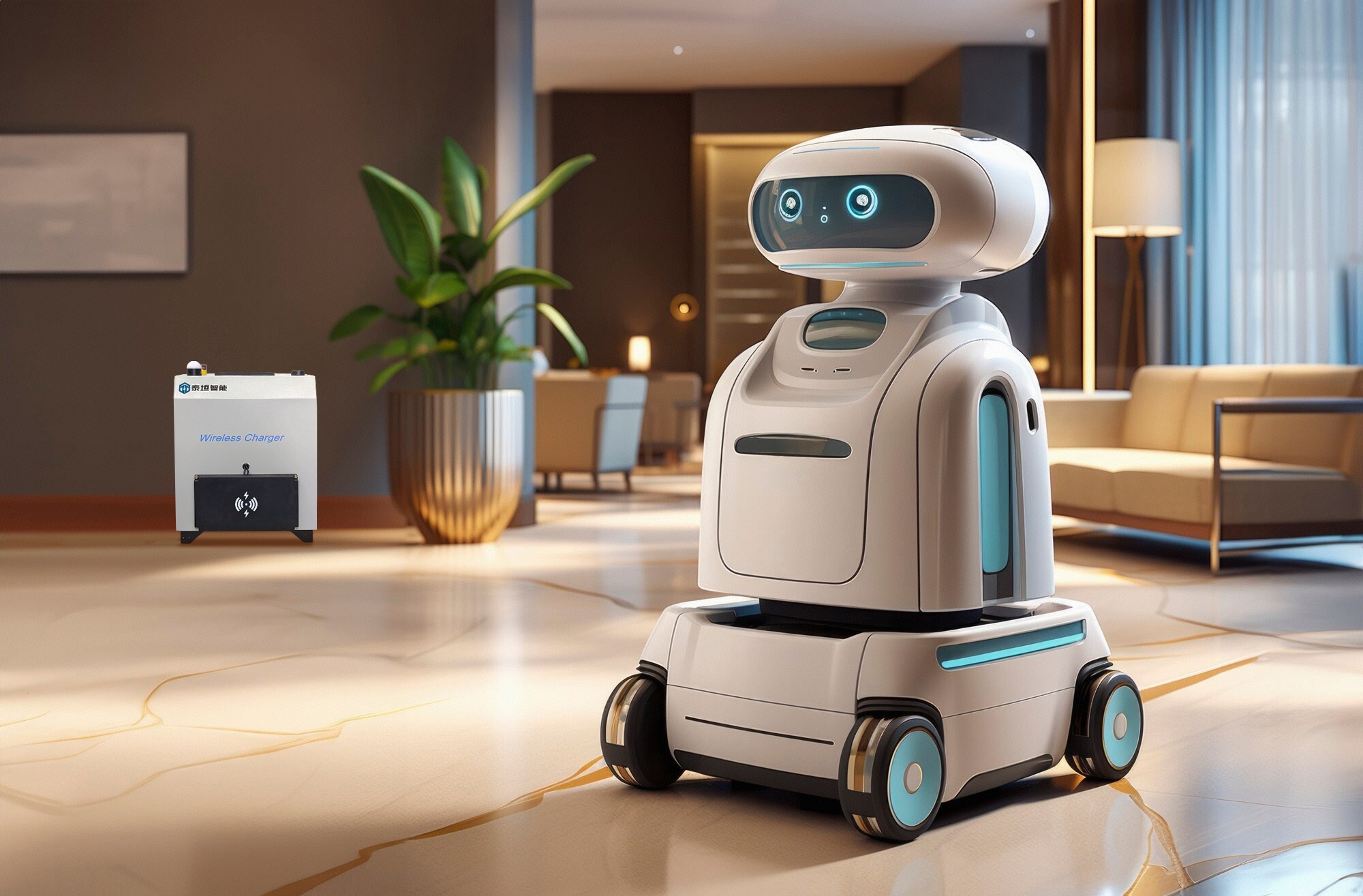 无线充电机场景