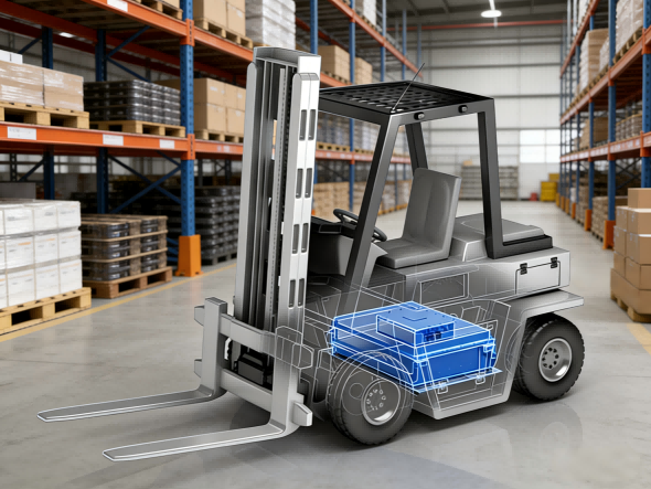 生成特定叉车图片