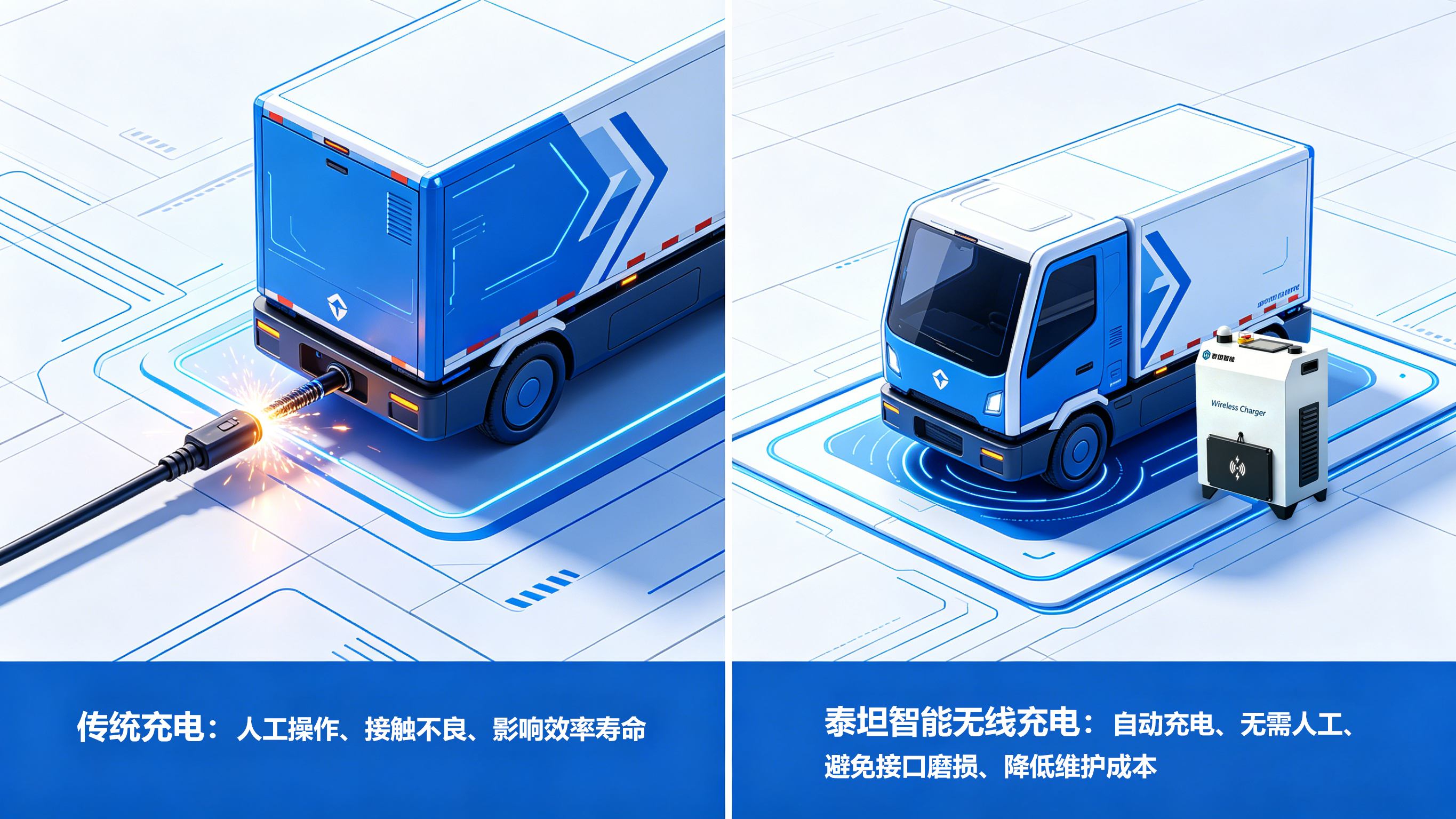 泰坦智能无线充电机优势