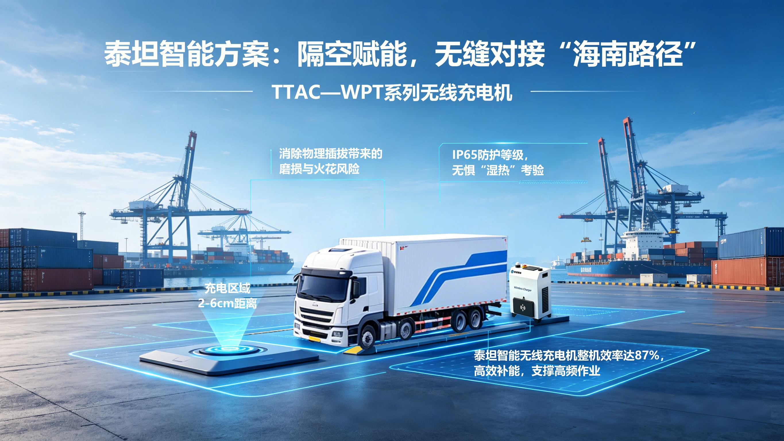 泰坦智能港口无线充电方案2
