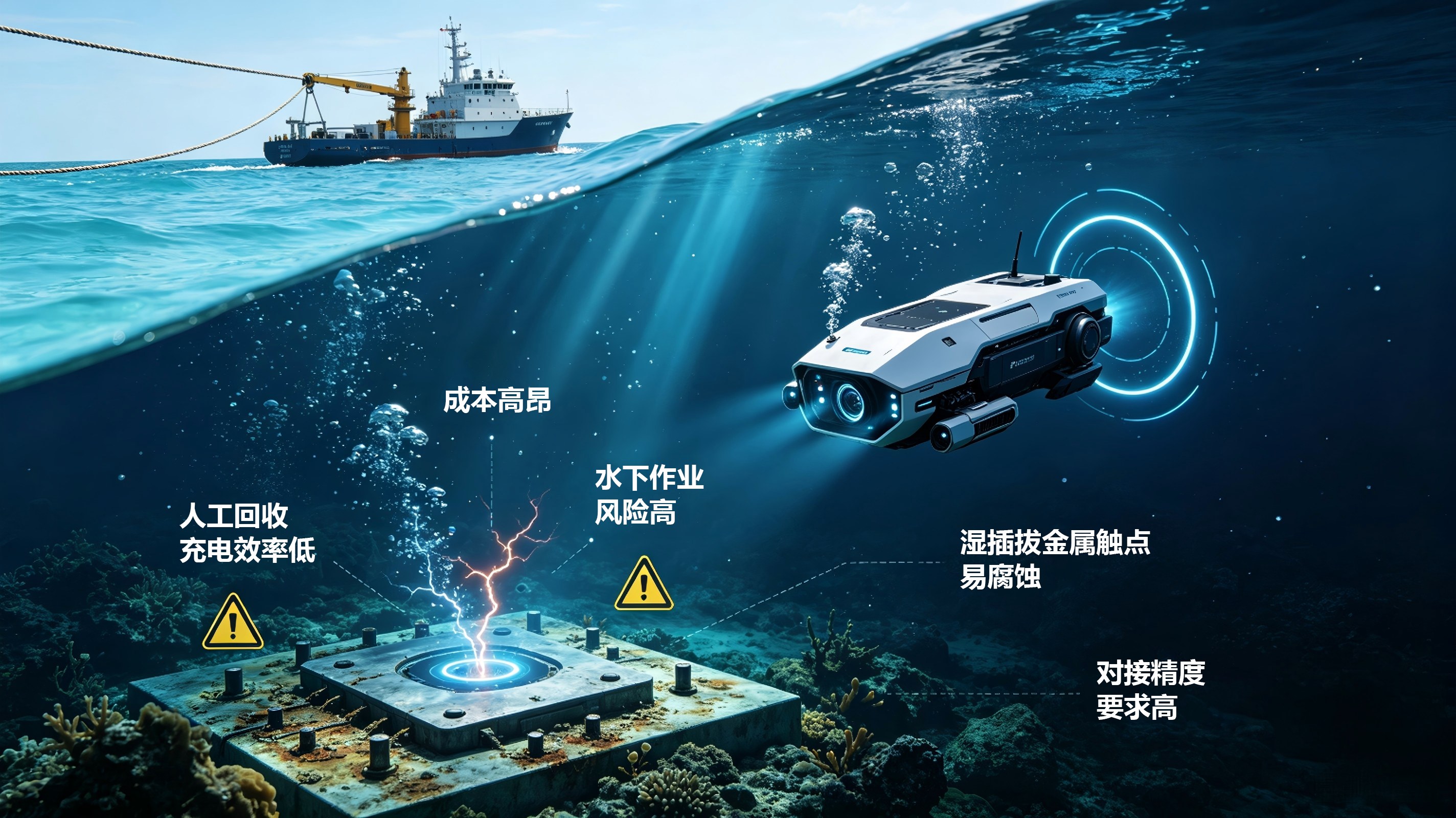 自主水下机器人能源补给难题 自主水下机器人能源补给难题